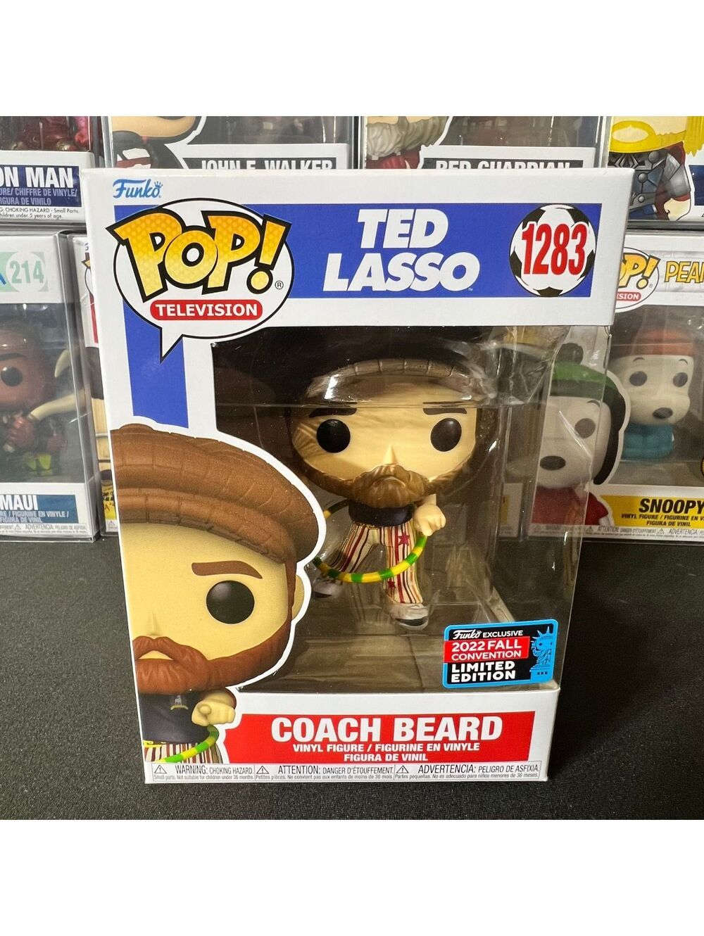Funko Pop Coach Beard Ted Lasso 1283 2022 Fall Convention Limited Edition